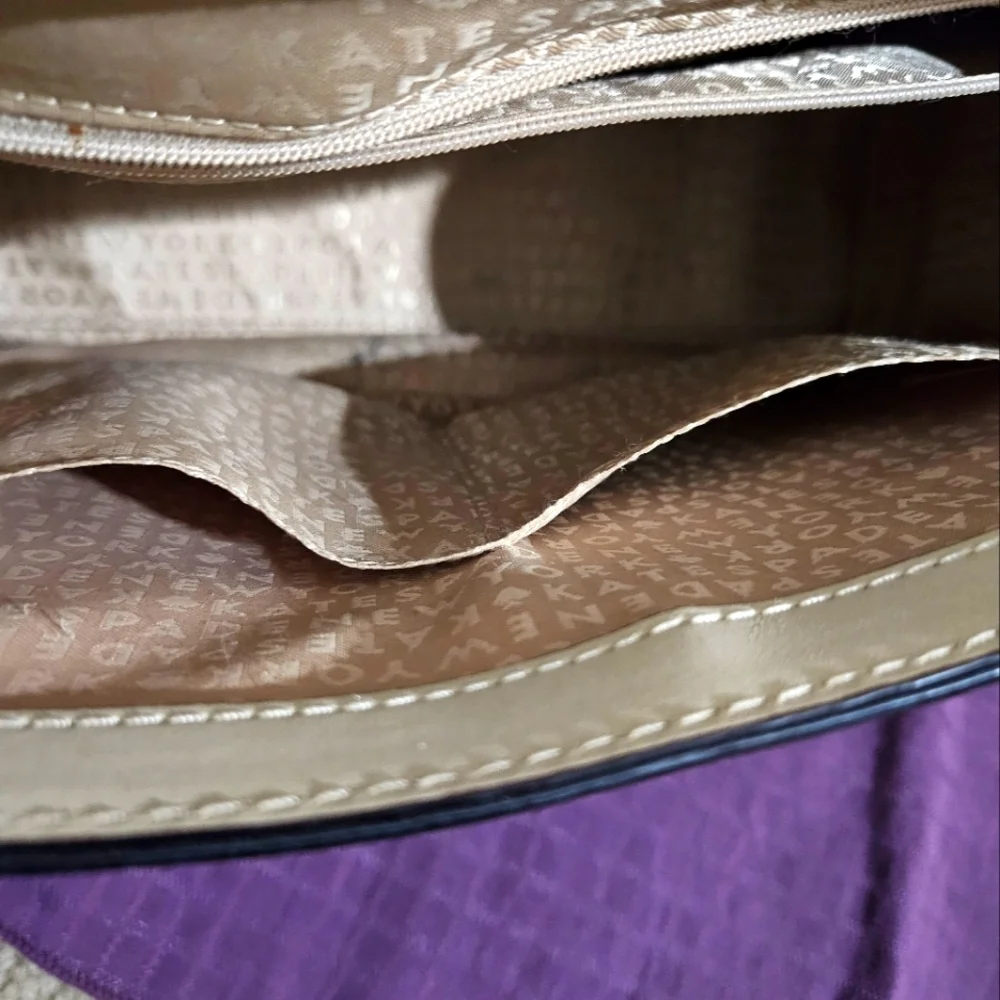 Kate Spade Cream Leather Satchel/Crossbody
